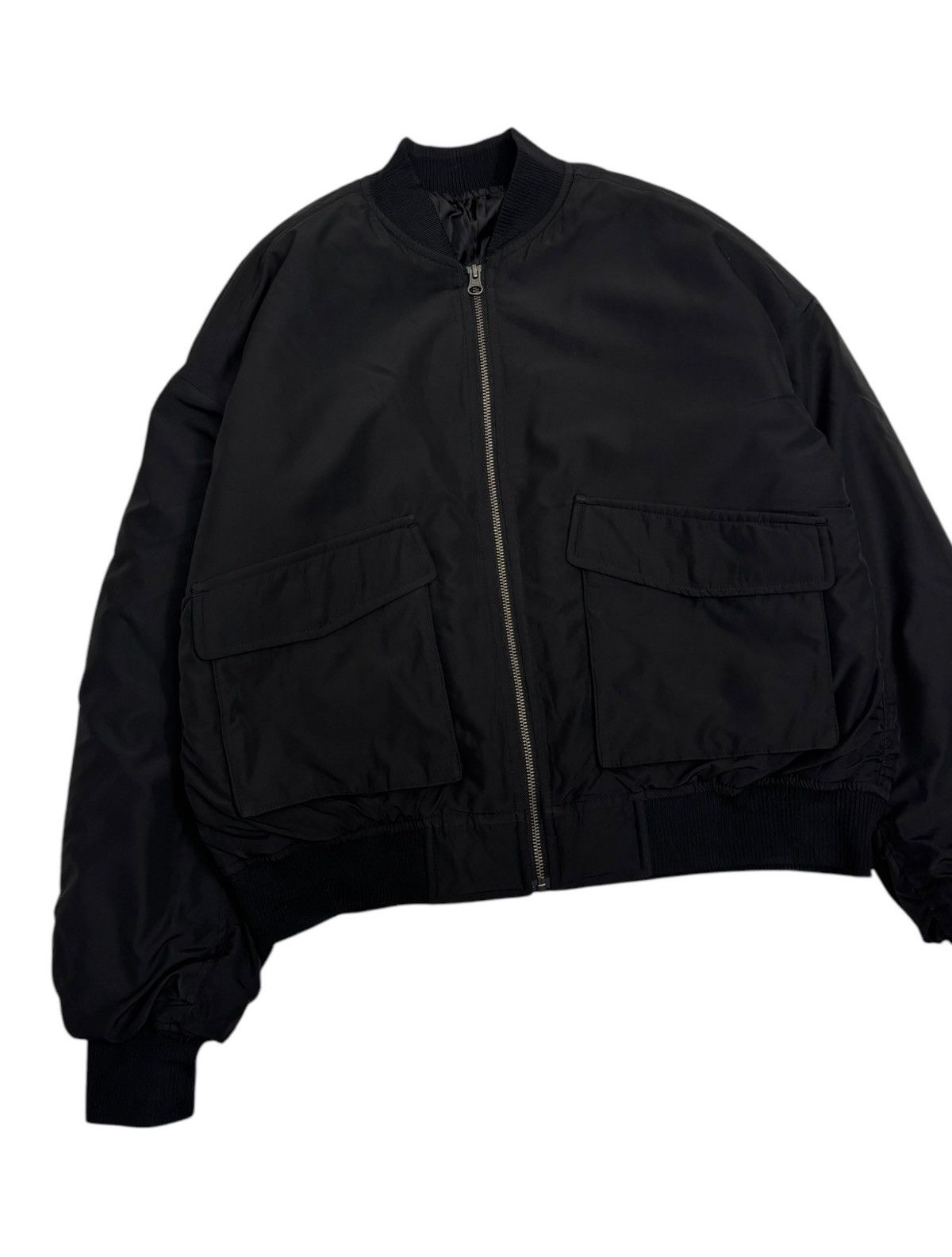 GU × Hysteric Glamour ❤️‍🔥RARE GU CROPPED PARACHUTE BOMBER JACKET RICK OWENS STYLE Size US L / EU 52-54 / 3 - 5 Thumbnail