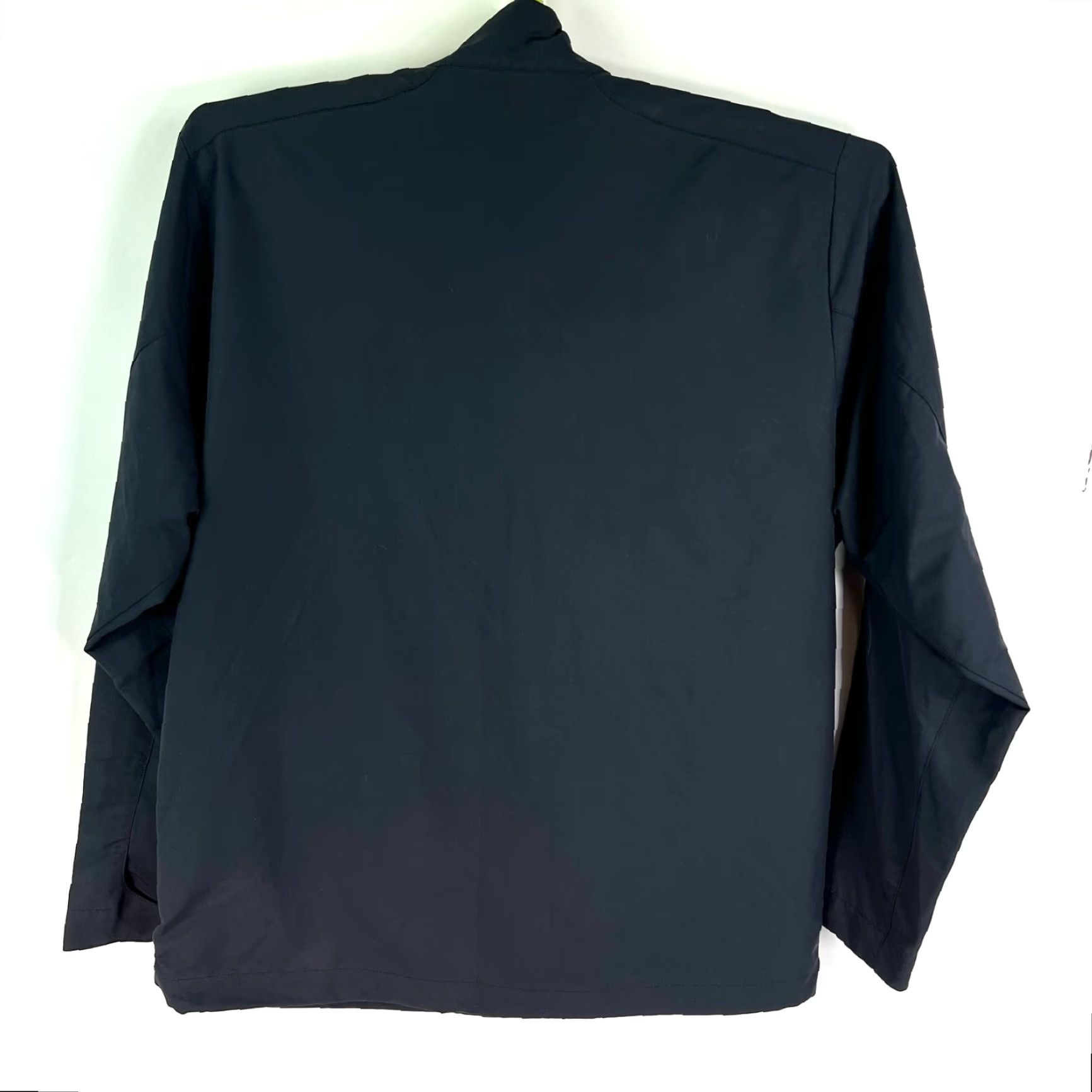 Nike Nike Golf Dri Fit Long Sleeve 1/4 Zip Jacket Men L Black Golf Nike Dri-Fit Mid-Length Solid Long Sleeve Pullover Jacket Mens 24/7 Size US L / EU 52-54 / 3 - 7 Thumbnail