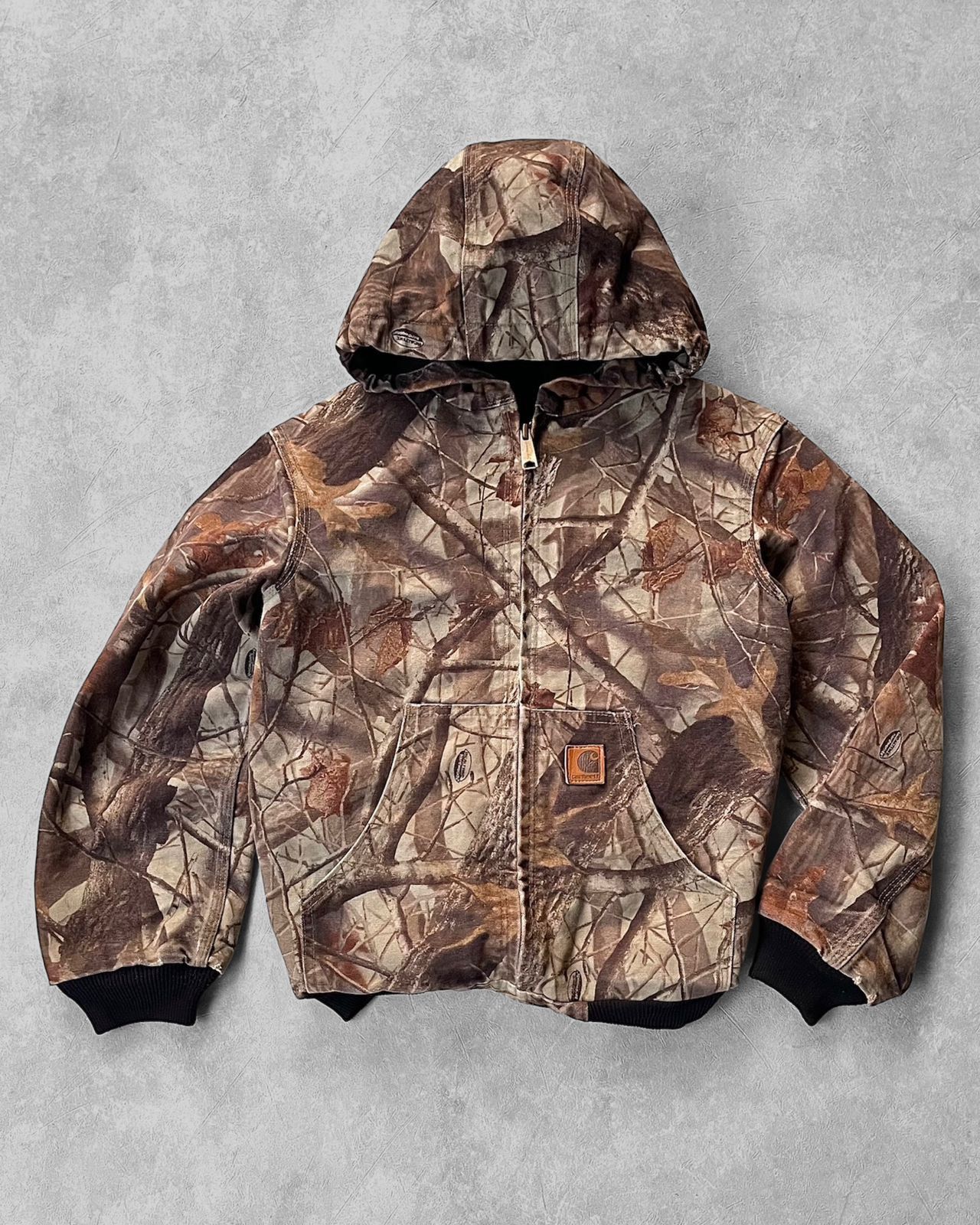 Vintage Camouflage Hooded Carhartt Active Jacket YYJ144-CMO