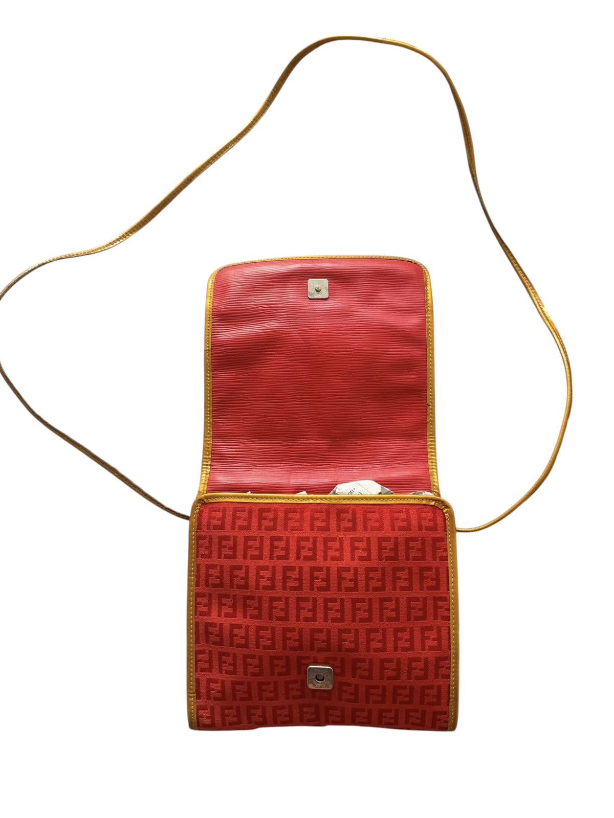 Fendi Vintage Fendi Zucca Messenger Bag Size ONE SIZE - 7 Thumbnail