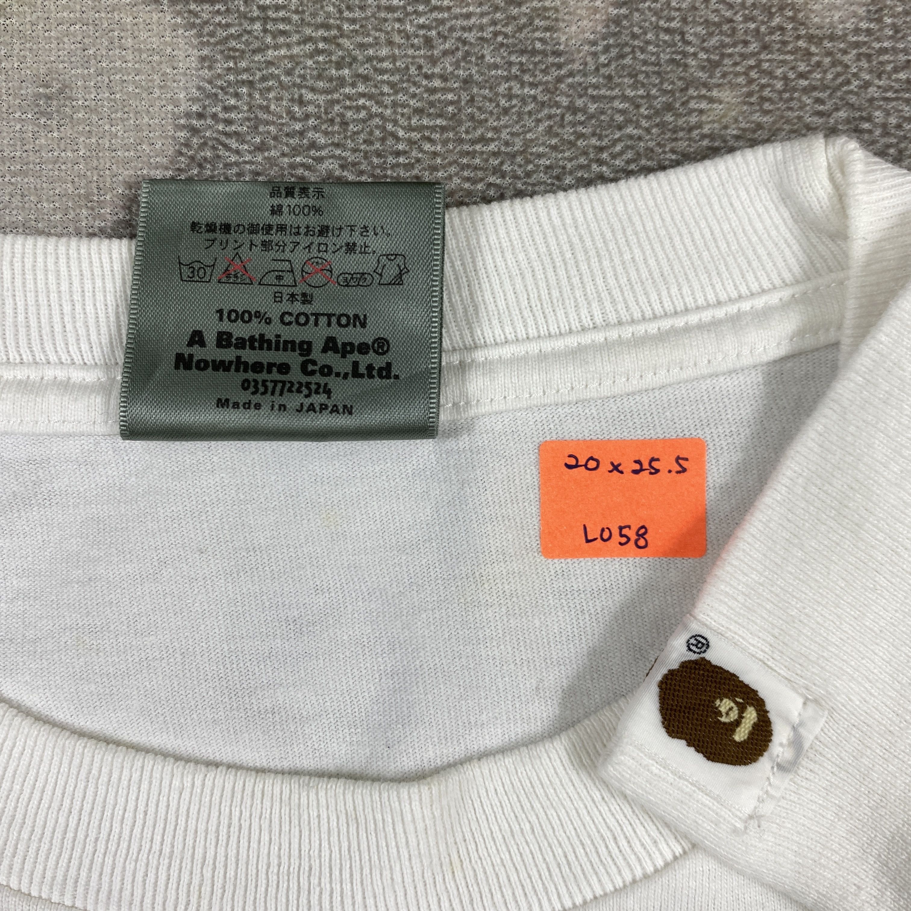 Bape Vintage A Bathing Ape Long Sleeve Medium Shirt - L058 Size US M / EU 48-50 / 2 - 5 Thumbnail