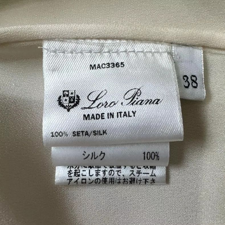 Loro Piana LORO PIANA Silk sleeveless blouse Size XS / US 0-2 / IT 36-38 - 5 Thumbnail