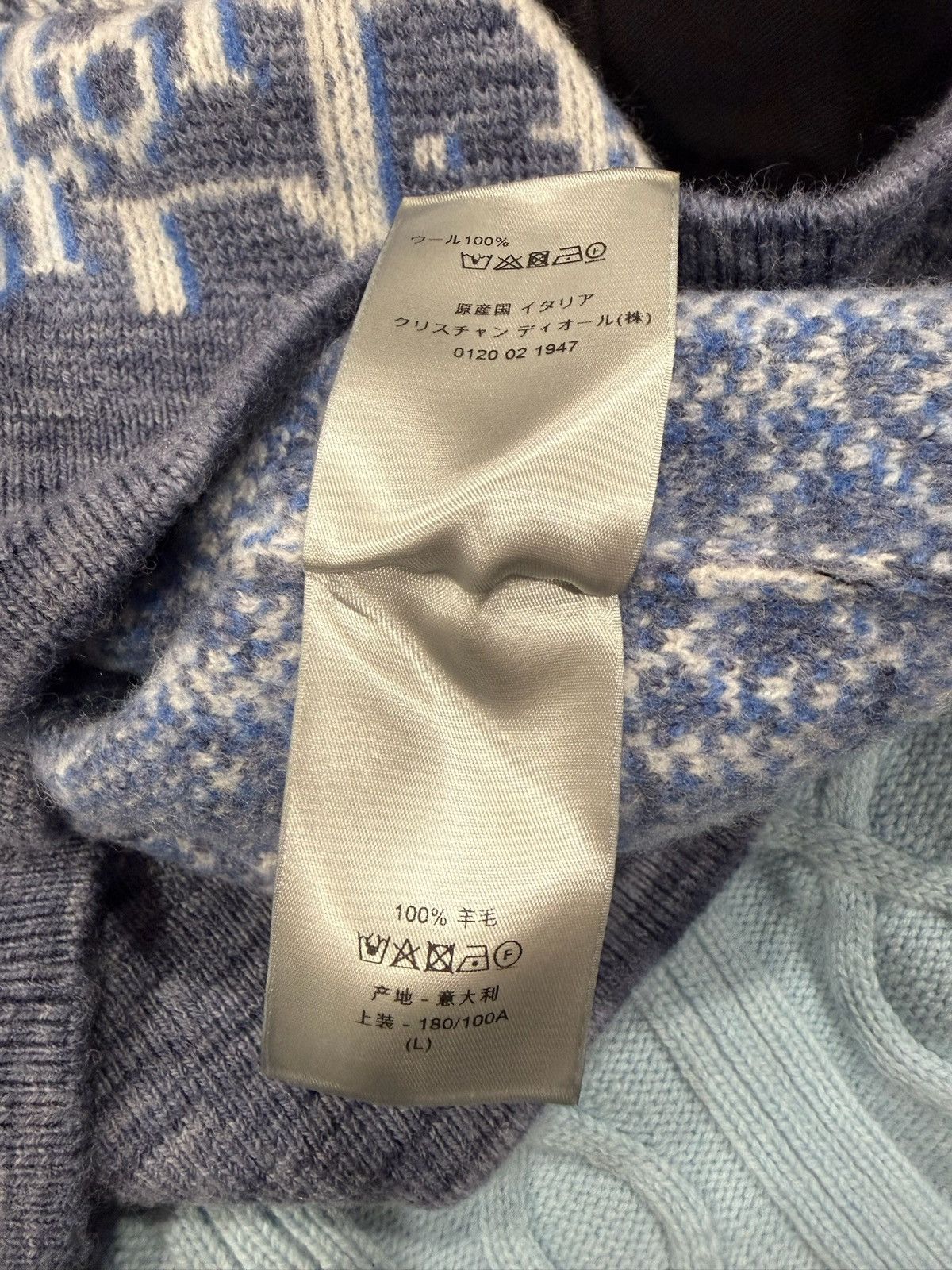 Dior Dior Oblique Knit Sweater Size US L / EU 52-54 / 3 - 5 Thumbnail