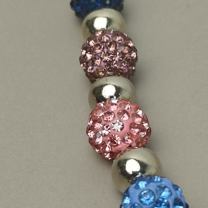 Japanese Brand Round Bead Rhinestone Wallet Chain Size ONE SIZE - 3 Thumbnail