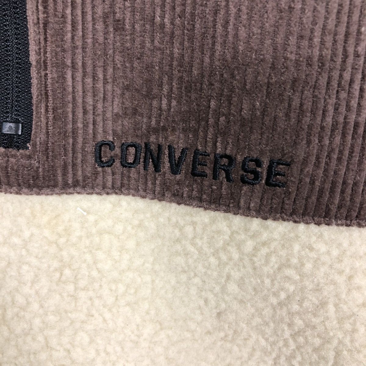 Japanese Brand × Vintage 📌Vintage Fleece Sweatshirt Converse All Star Single Pocket Size US L / EU 52-54 / 3 - 13 Thumbnail
