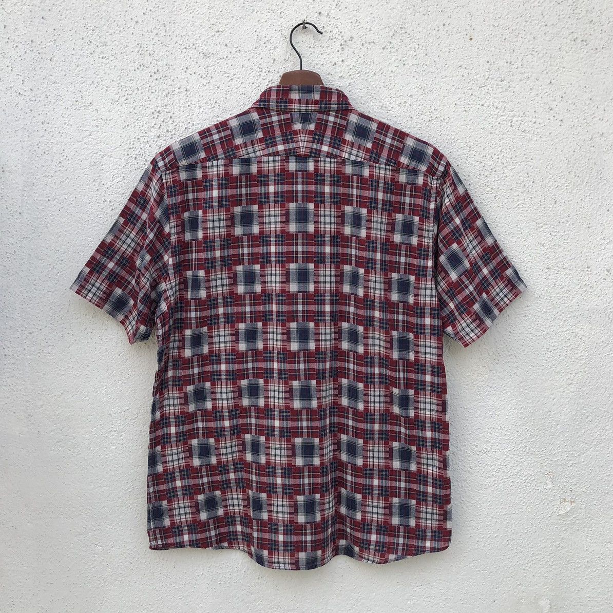 Burberry Burberry Printed Pattern Patchwork Short Sleeves Shirt Size US M / EU 48-50 / 2 - 5 Thumbnail