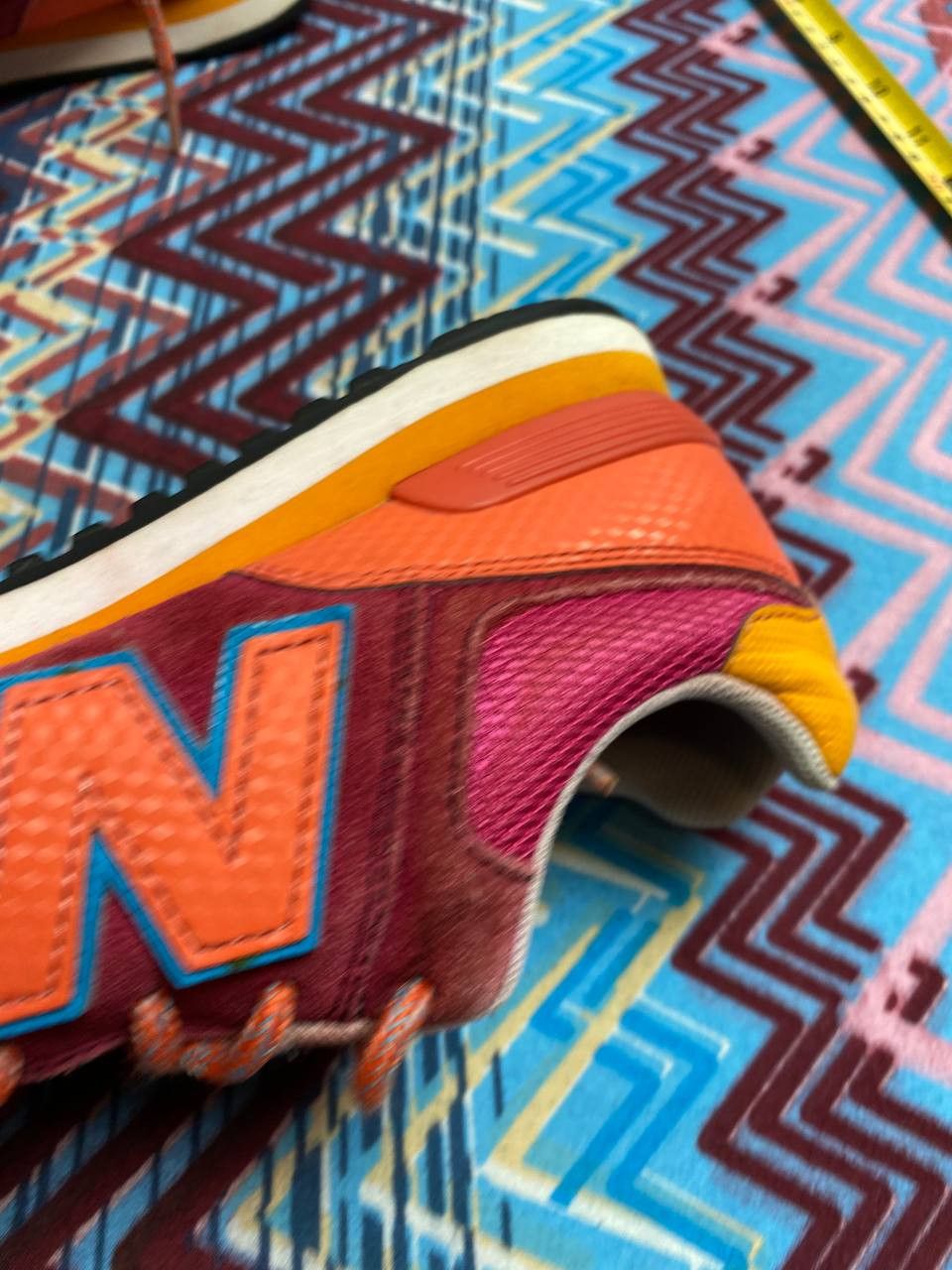 New Balance Low-Top Sneakers New Balance big logo Vintage Streetwear Y2K Size US 6.5 / IT 36.5 - 6 Thumbnail