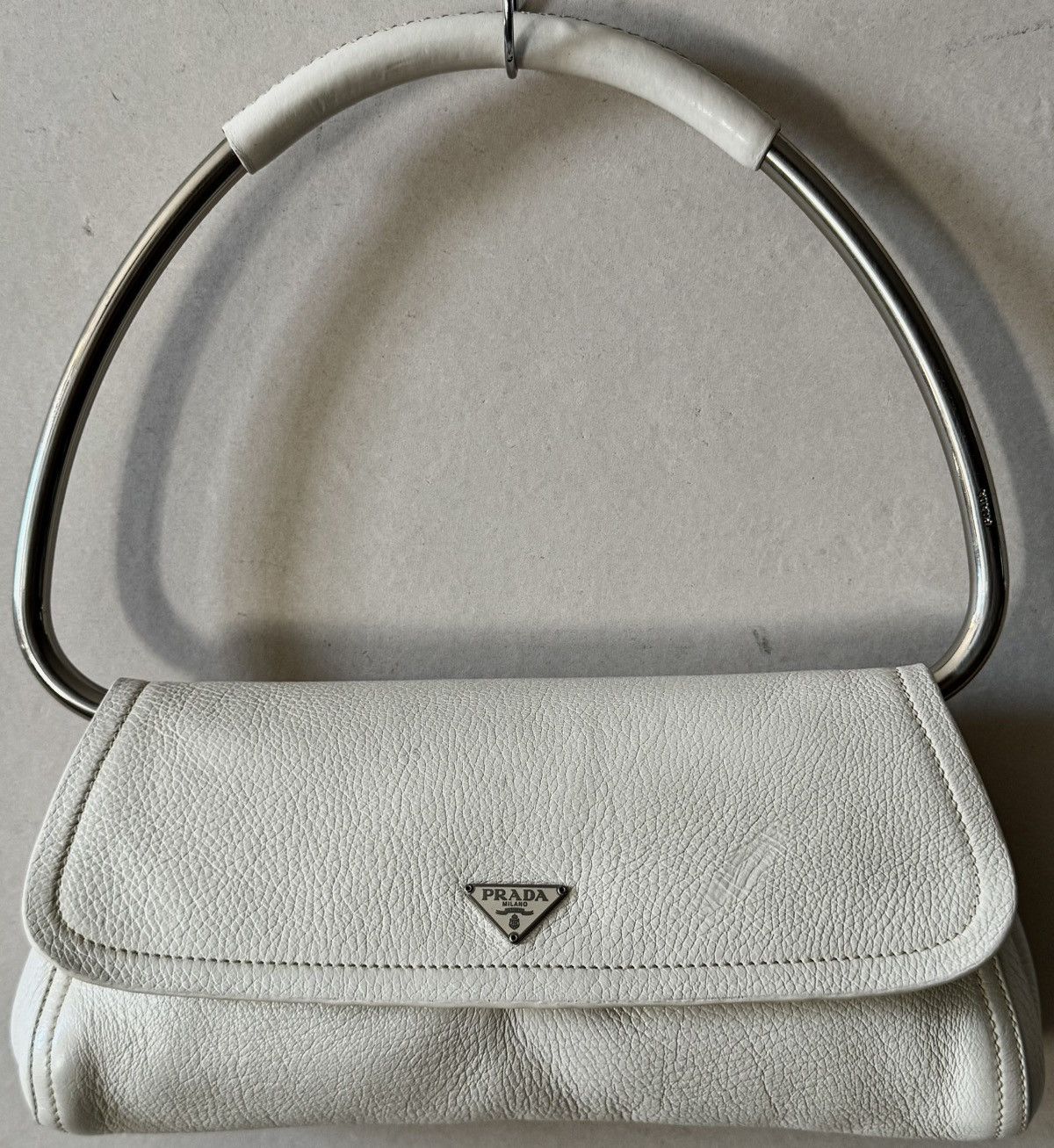 Prada Archive Prada - Miuccia - SS2003 - Leather Metal Swing Bag Size ONE SIZE - 3 Thumbnail