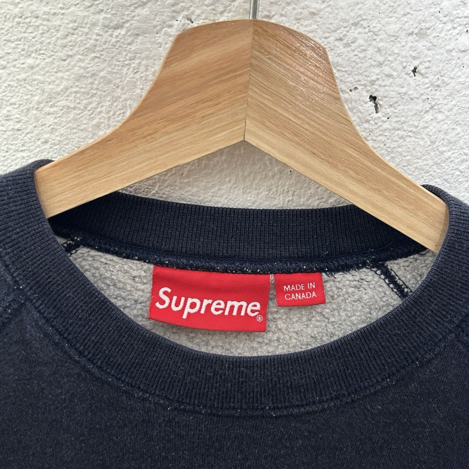 Supreme Supreme Circle Script CrewNeck Sweatshirt “Navy Gold” FW13 Size US M / EU 48-50 / 2 - 10 Thumbnail