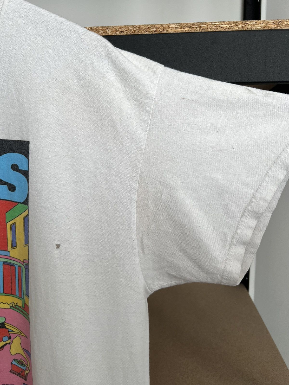 Band Tees Vintage 2022 Oasis Be Here Now Britpop White T-shirt Size US XL / EU 56 / 4 - 10 Thumbnail
