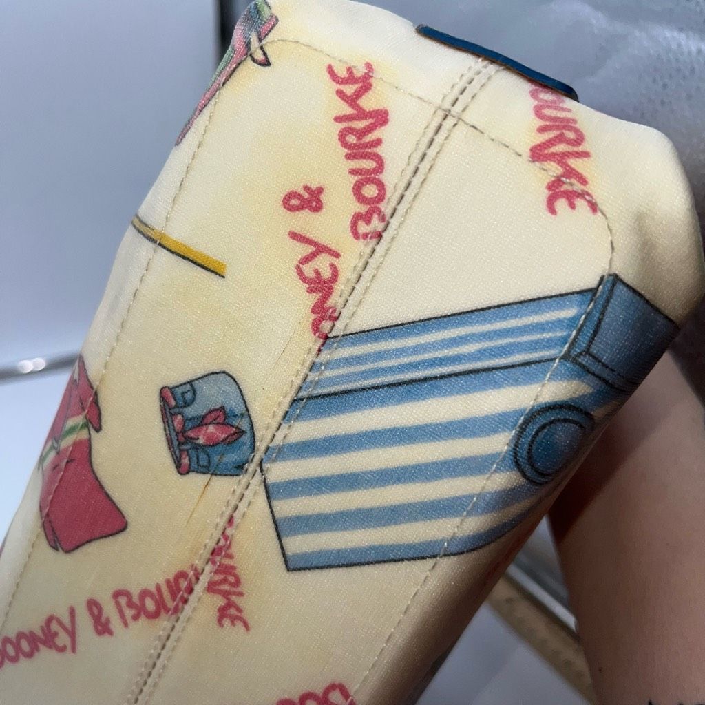 Dooney & Bourke Dooney & Bourke Miami Beach Leather Coated Canvas Rainbow Zi Size ONE SIZE - 7 Thumbnail