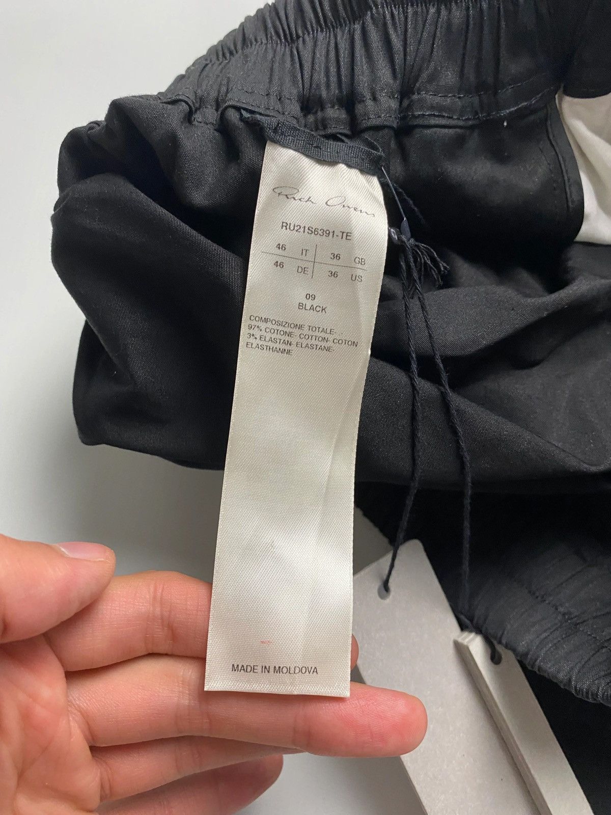 Rick Owens RICK OWENS SS21 PHLEGETHON BELA SHORTS IN SZ:46 Size US 31 - 5 Thumbnail