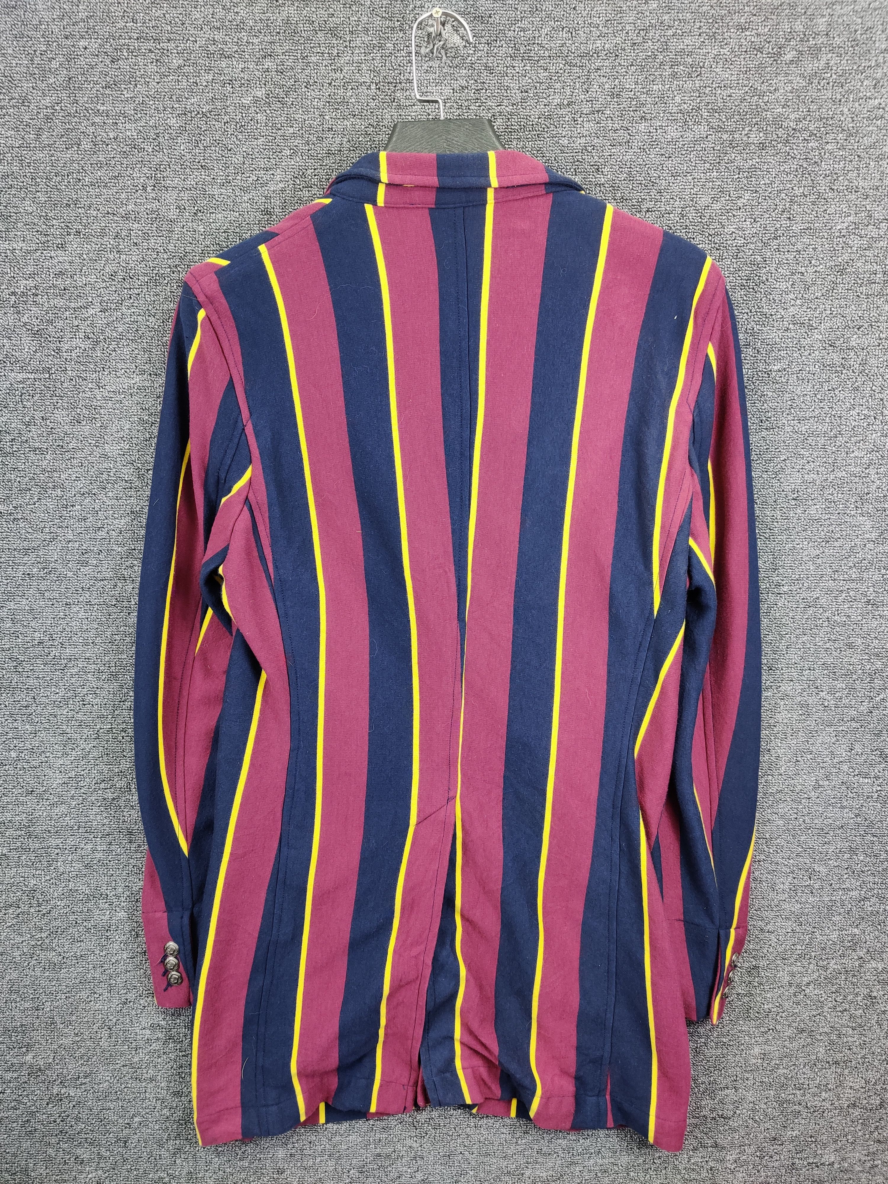 PPFM Vintage 90s PPFM Stripe Bondage Long Coat Size US M / EU 48-50 / 2 - 5 Thumbnail