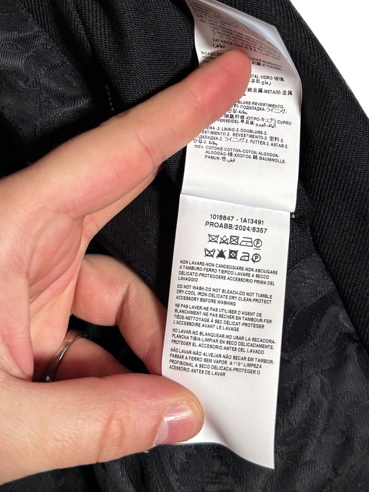 Versace Versace Crystal Ciello Stellato Black Cavallery Jacket Size US S / EU 44-46 / 1 - 13 Thumbnail