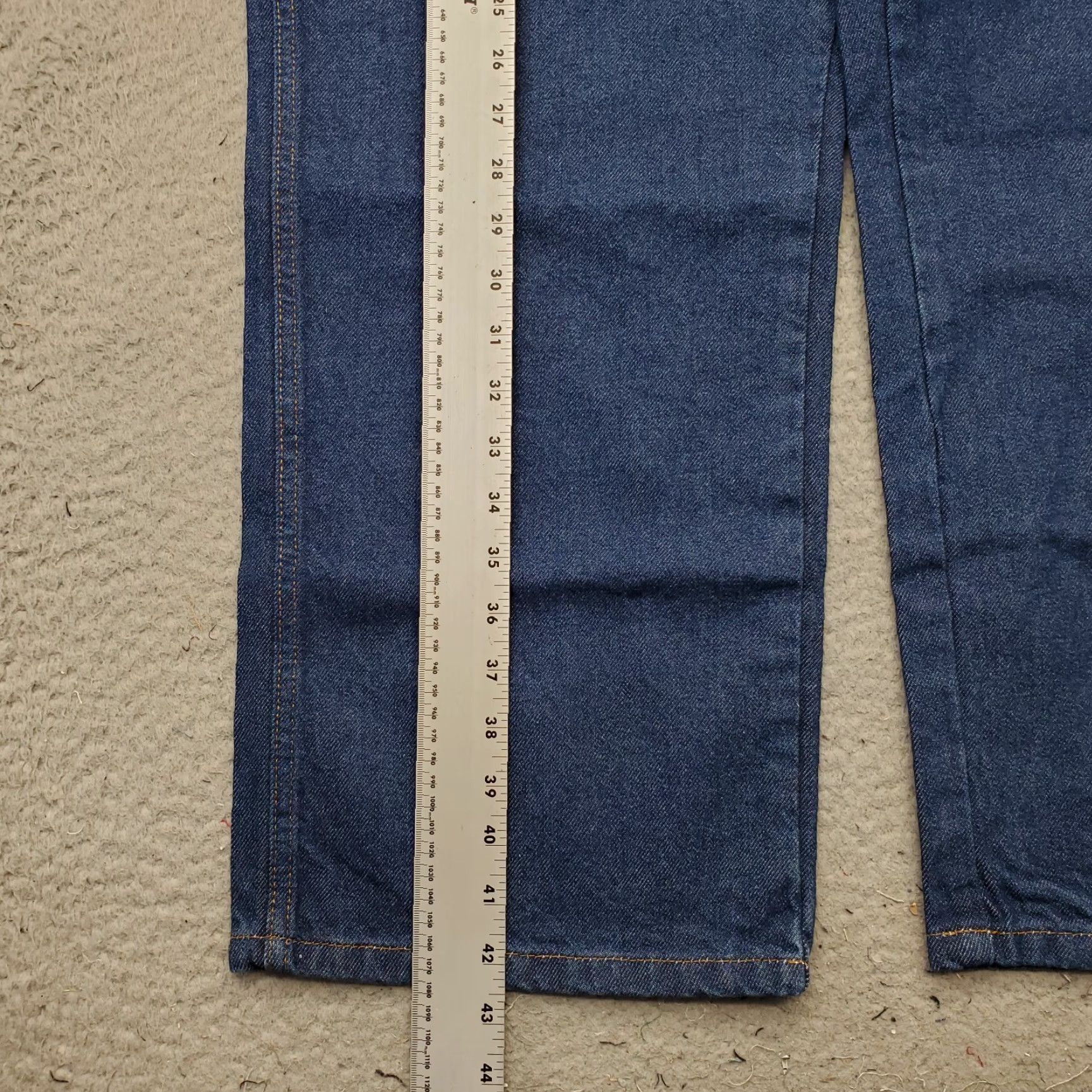 Dickies Dickies Jeans Mens Blue Denim Relaxed Fit Wide-Leg 40 Mens Size 40 Blue Denim Dickies CR39RB Vintage? N/A Size US 40 / EU 56 - 3 Thumbnail
