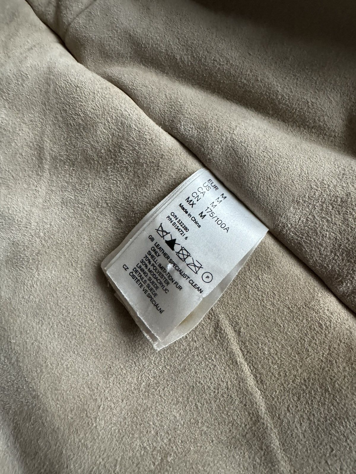 Maison Margiela Maison Margiela X H&M Ship Suit Pattern Cream Coat. Size US M / EU 48-50 / 2 - 16 Thumbnail
