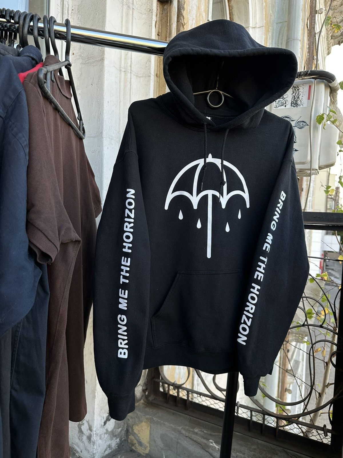 Band Tees Rock T Shirt Bring Me The Horizon Drop Dead hoodie Grailed