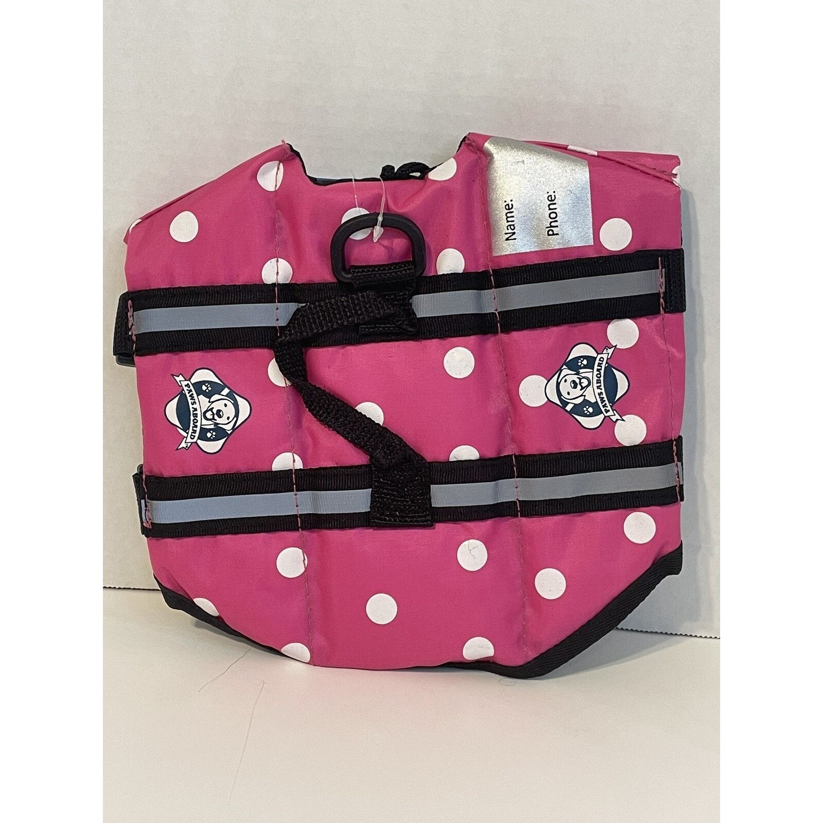 The Unbranded Brand Paws Aboard Dog Life Jacket XS & Matching 5ft Leash Small Size US S / EU 44-46 / 1 - 5 Thumbnail