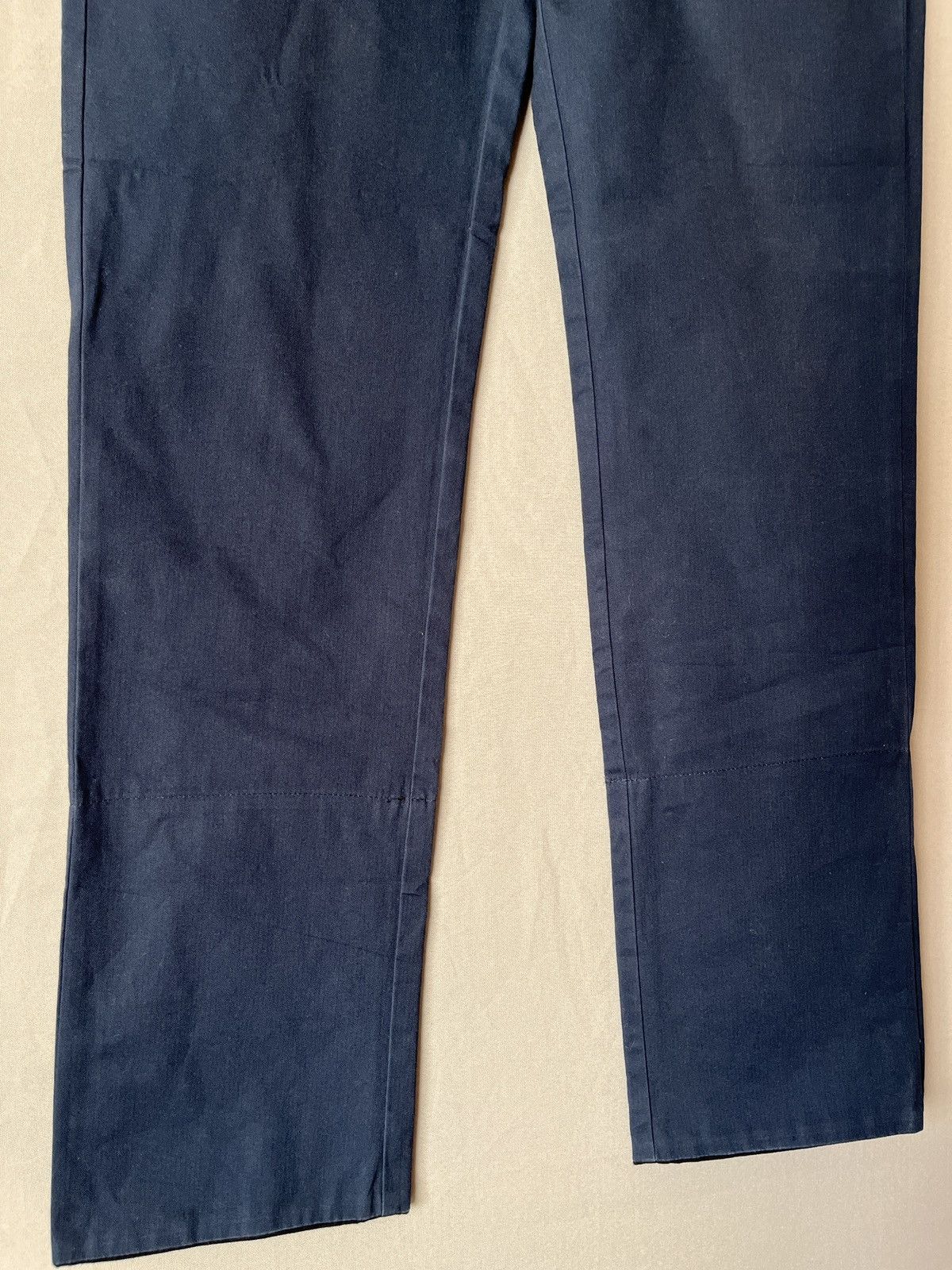 Loewe LOEWE Navy Blue Simple Minimalistic Chino Pants Size US 29 - 8 Thumbnail