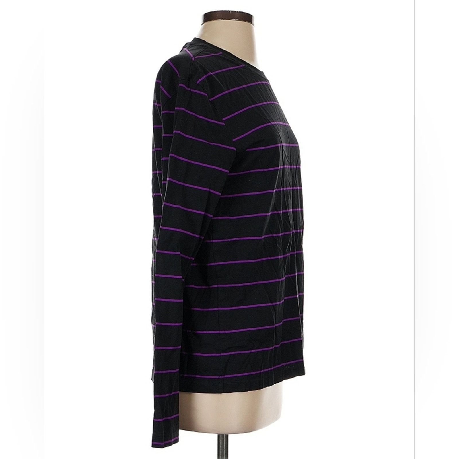 Polo Ralph Lauren VINTAGE Polo Ralph Lauren Shirt Mens Purple Black Striped Sm Size US S / EU 44-46 / 1 - 7 Thumbnail