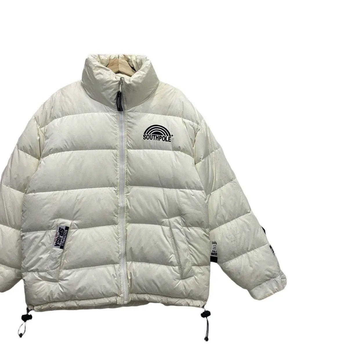 JNCO 🔥SOUTHPOLE PUFFER GOOSE DOWN REVERSIBLE BOMBER JACKET Size US L / EU 52-54 / 3 - 11 Thumbnail