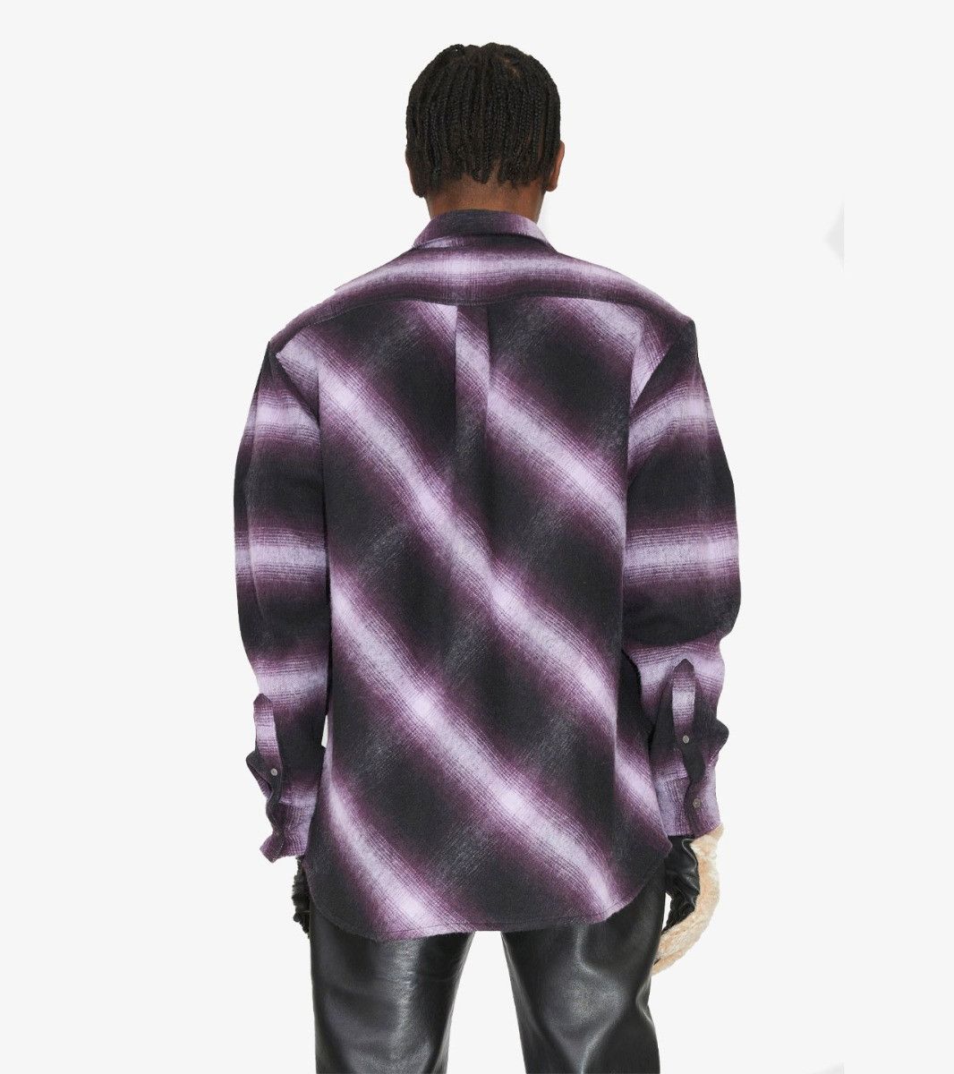 Acne Studios 48/M - Nico Bias Flannel Shirt Size US M / EU 48-50 / 2 - 4 Thumbnail