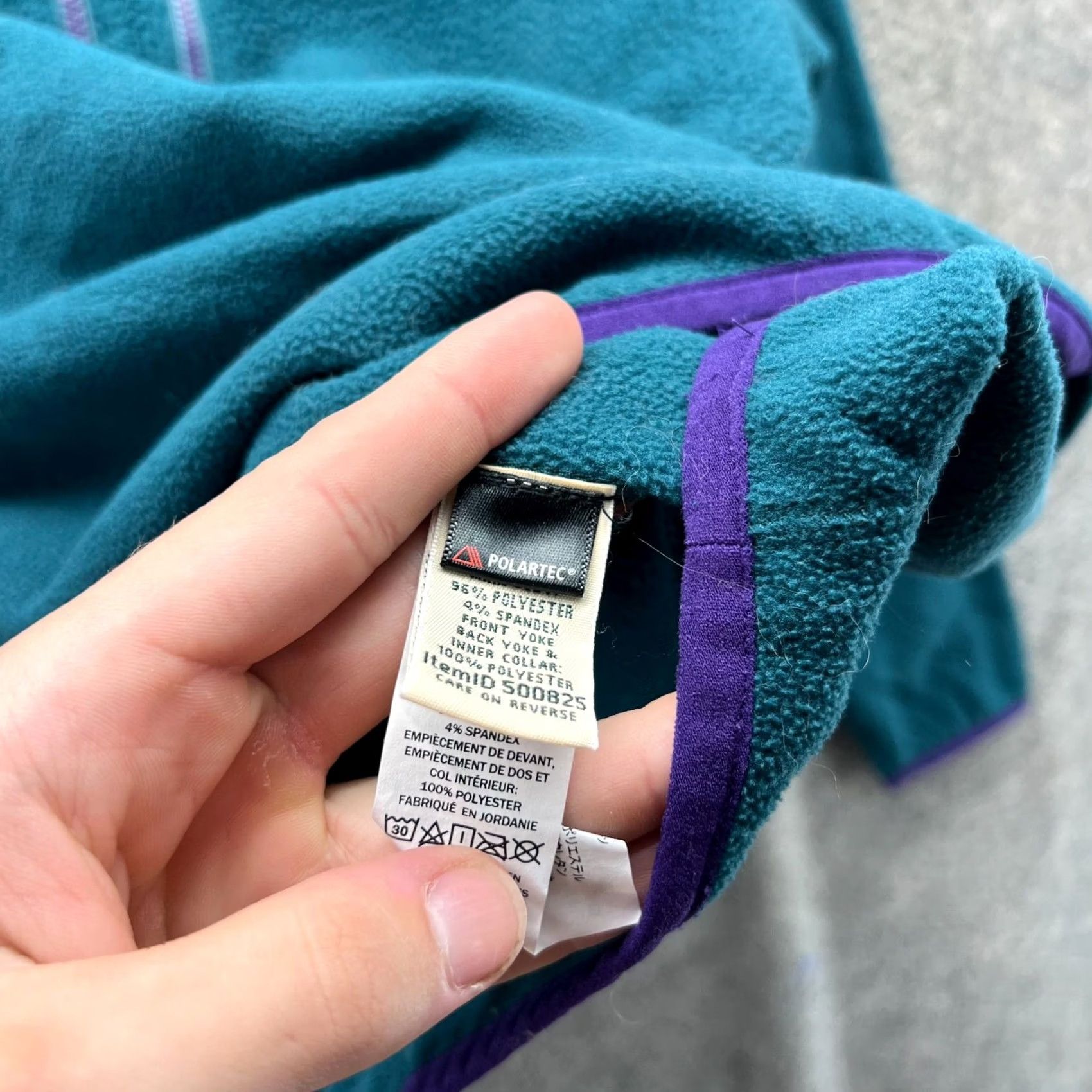 Vintage VINTAGE LL Bean Sweater Women Small Teal Blue 1/2 Zip Fleece Pullover Winter Holiday Shirts Mens Womens Size S / US 4 / IT 40 - 4 Thumbnail
