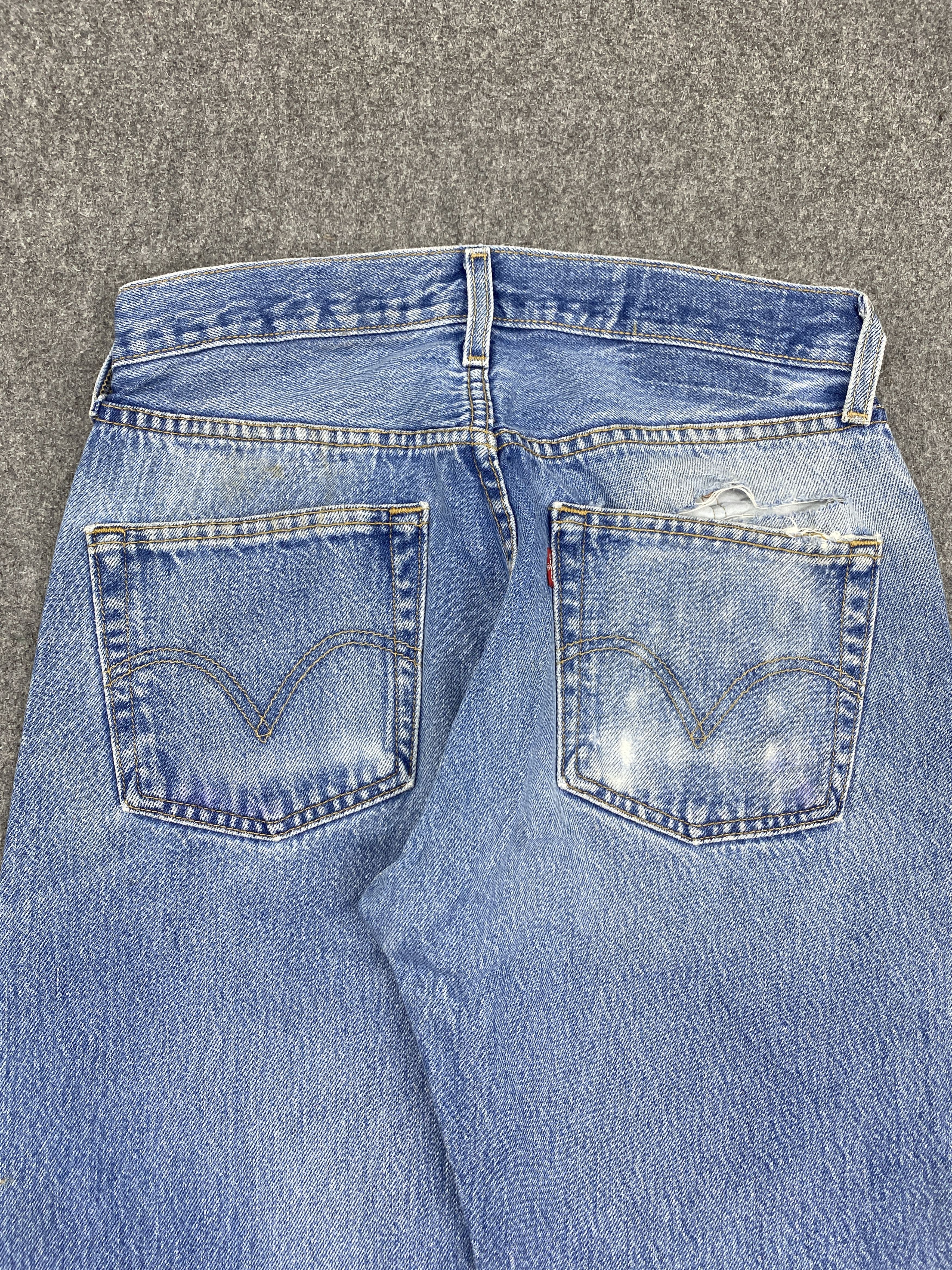 Levi's Faded Blue Vintage Levis 501 Jeans DP2773 Size US 28 / EU 44 - 4 Thumbnail
