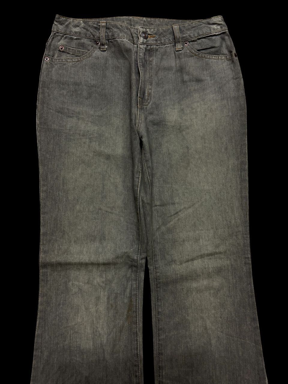 Japanese Brand FLARED Bell Bottom Vtg Japanese Insane Rusty Mudwash Size US 28 / EU 44 - 3 Thumbnail