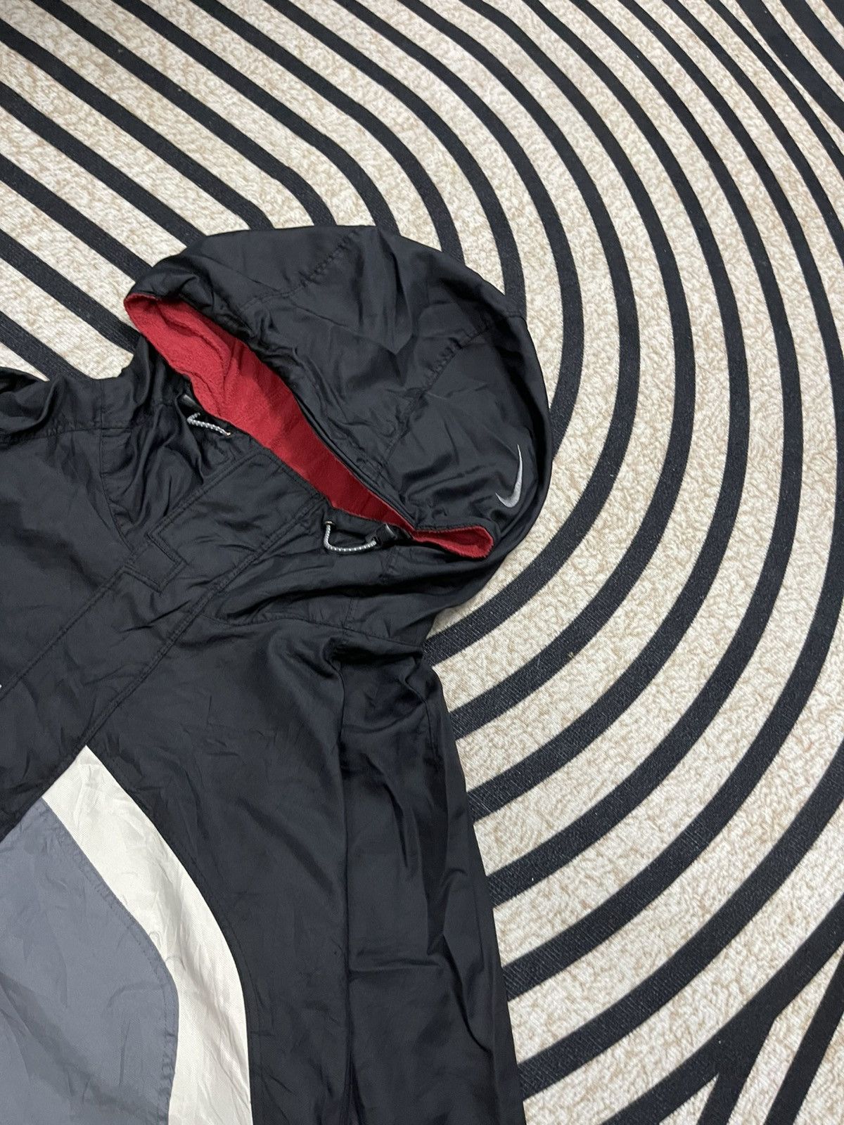 Nike × Vintage 2000s NIKE REVERSIBLE NYLON/FLEECE HOODIE ZIPPER JACKET Size US M / EU 48-50 / 2 - 10 Thumbnail
