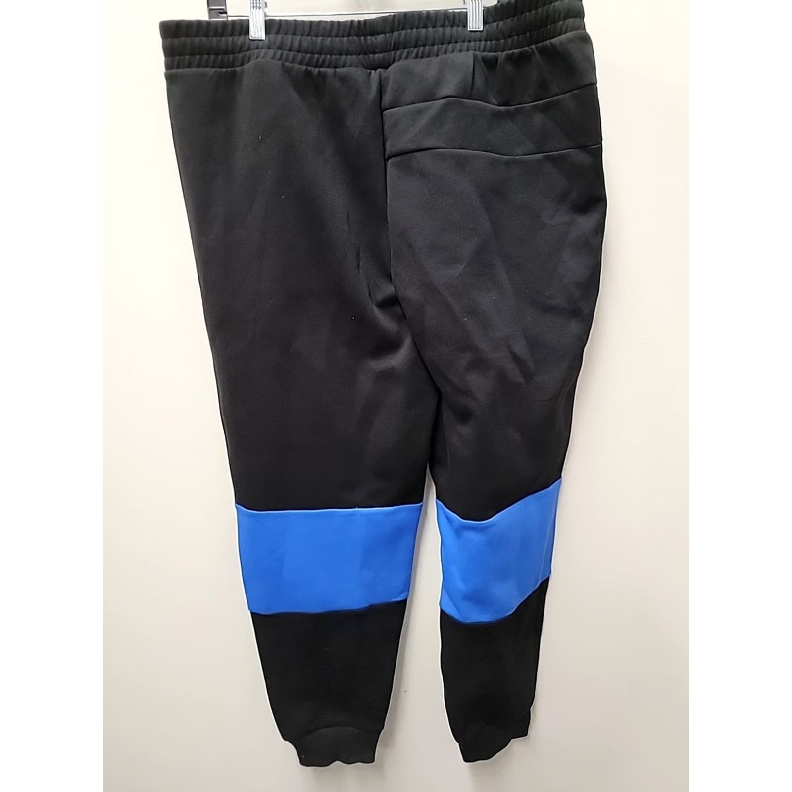 Puma PUMA BMW Motorsport Pants Mens XL Black Jogger Tapered Elastic Waist Pockets Athletic Activewear Size US 36 / EU 52 - 5 Thumbnail