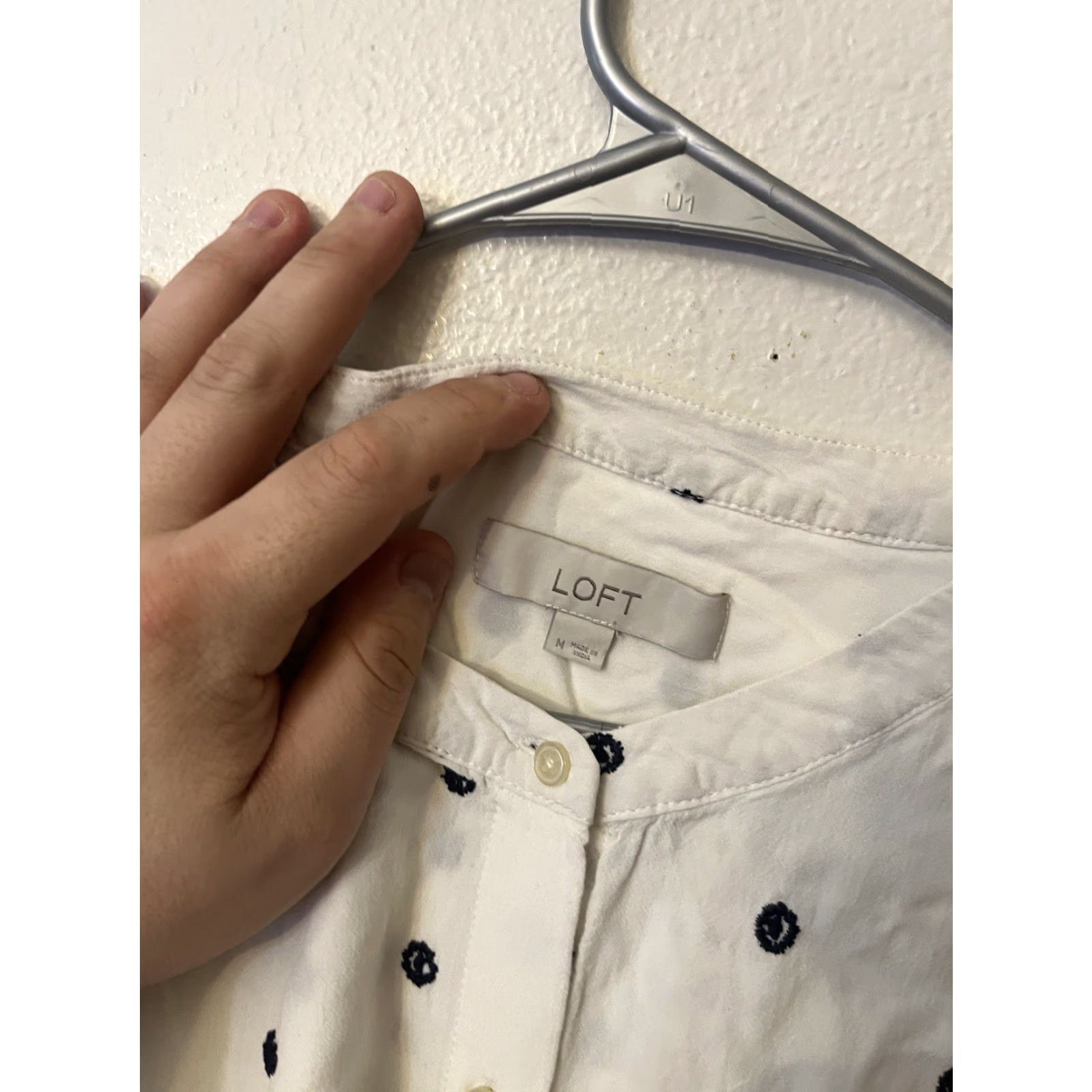 Loft VINTAGE Loft White Sleeveless Button Up Top Women’s Petites Size Medium Size M / US 6-8 / IT 42-44 - 2 Thumbnail