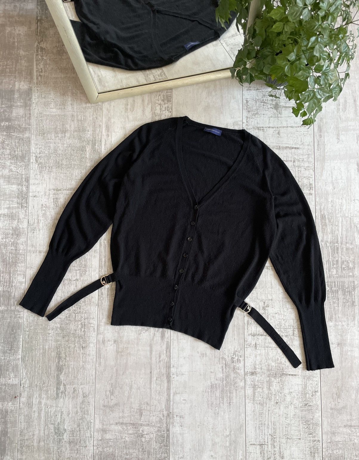 Trussardi Trussardi Jeans Cardigan Metal Logo Luxury RARE Size L / US 10 / IT 46 - 2 Thumbnail