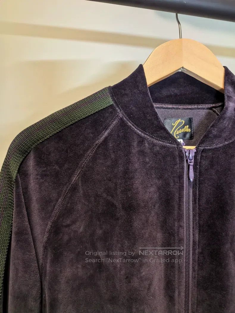 Needles Needles Butterfly velvet purple green coat Size US M / EU 48-50 / 2 - 9 Thumbnail