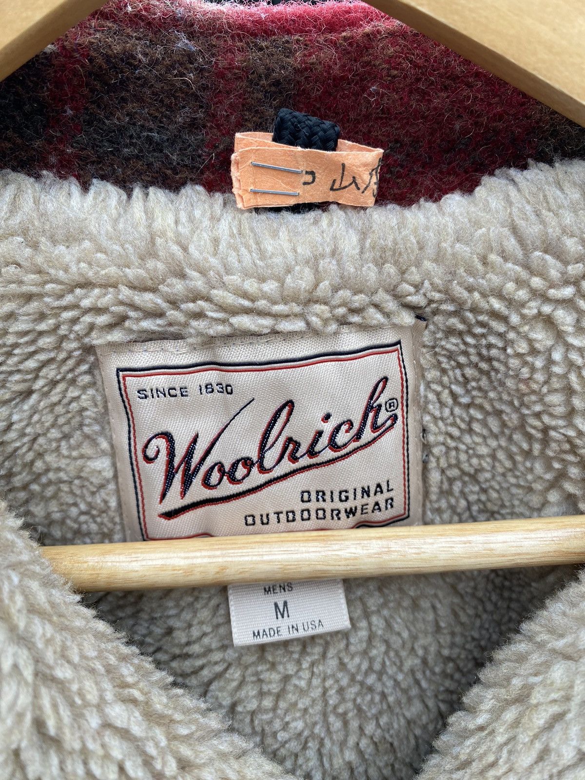 Woolrich Woolen Mills AW Woolrich outdoorwear plaid sherpa wool flannel jacket Size US M / EU 48-50 / 2 - 9 Thumbnail