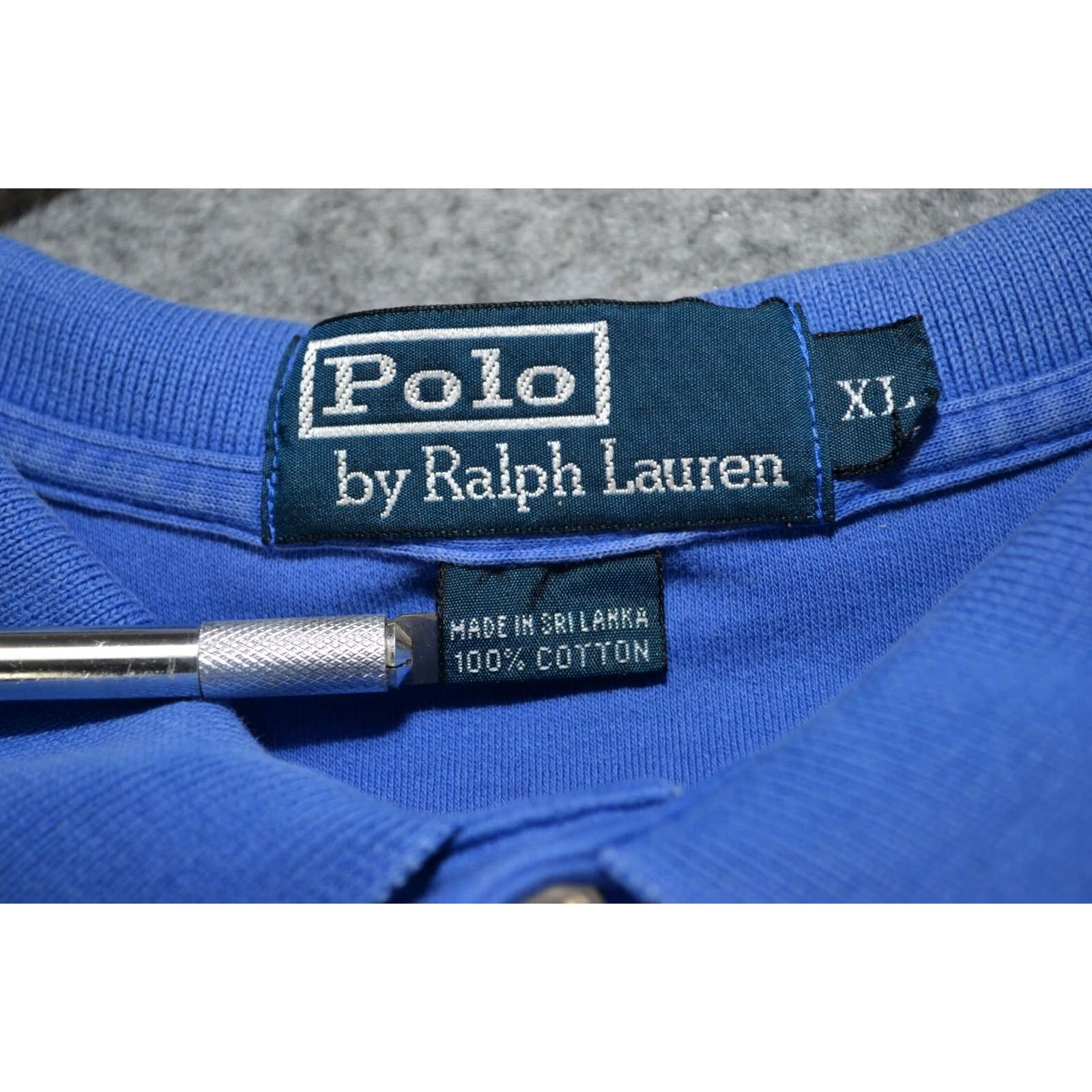 Polo Ralph Lauren VINTAGE Polo Ralph Lauren Polo Shirt XL Blue Cotton Pony Golf Performance Mens Size US XL / EU 56 / 4 - 6 Thumbnail