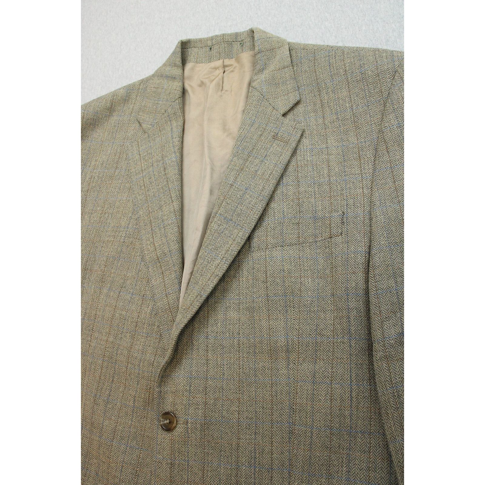 Lauren Ralph Lauren Lauren Ralph Lauren Blazer Mens 44L Herringbone Wool 2Button Size 44L - 2 Thumbnail