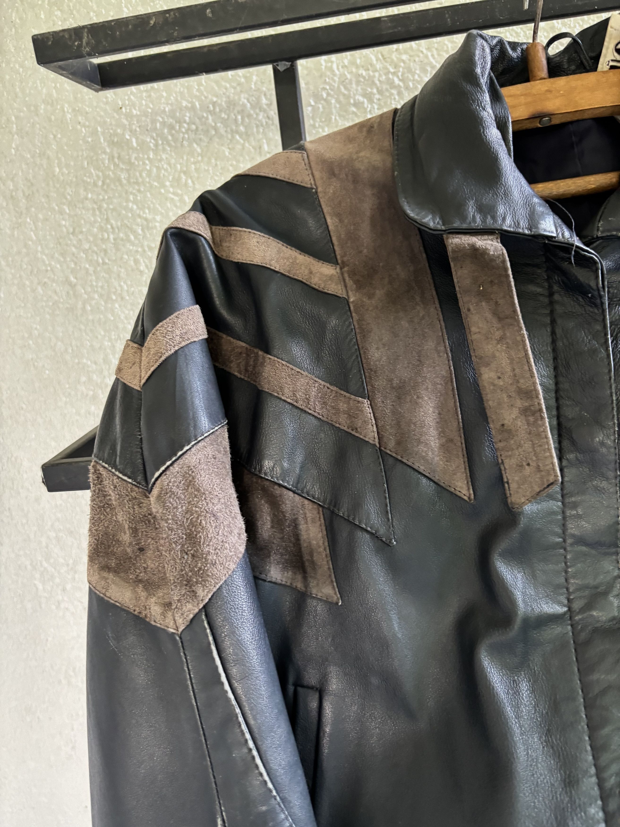 Hysteric Glamour Rick Owens Type VTG Yohji Yamamoto Style Leather Jacket Size US M / EU 48-50 / 2 - 6 Thumbnail