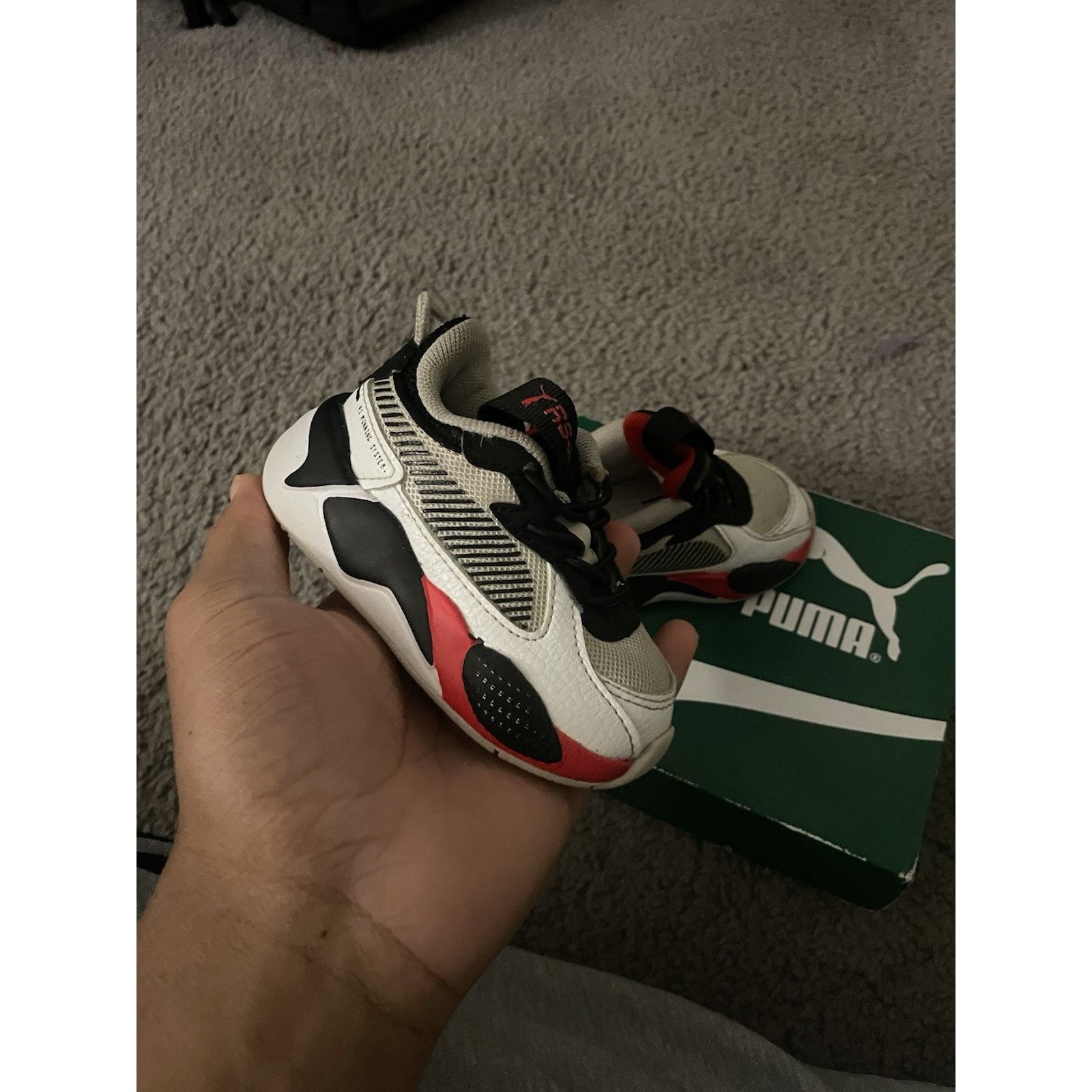 Puma Size 4c-Puma RS-X Running System Toddler Sneakers White Size US 5 / EU 37 - 1 Thumbnail