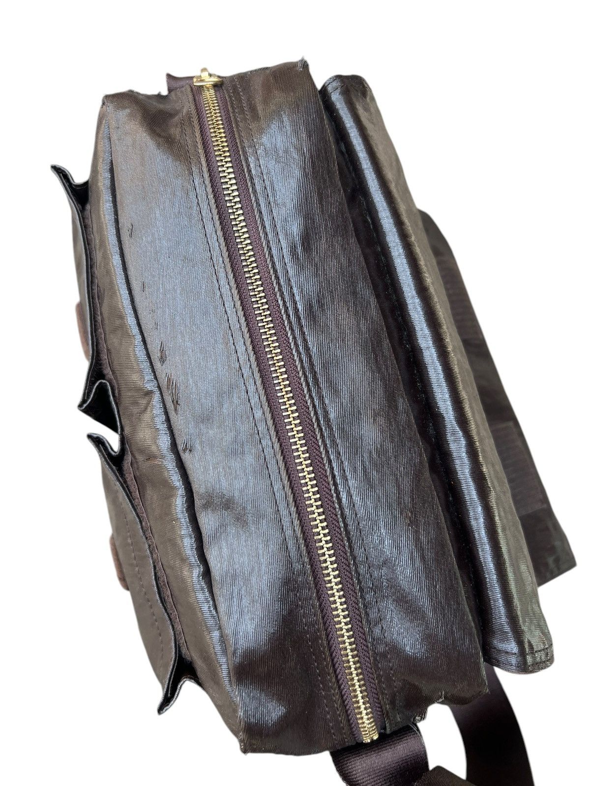 Porter Vintage Porter Yoshida Distressed Coated Messenger Bag Size ONE SIZE - 20 Thumbnail