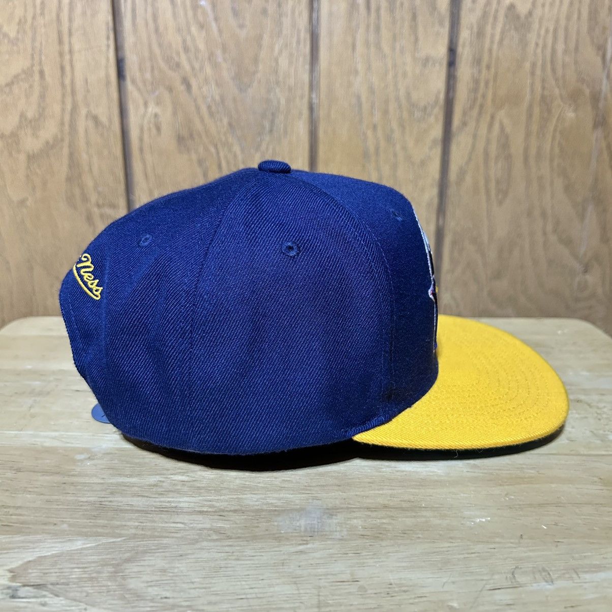 Mitchell & Ness Golden State Warriors Snapback Hat Cap NBA Mitchell & Ness Size ONE SIZE - 3 Thumbnail