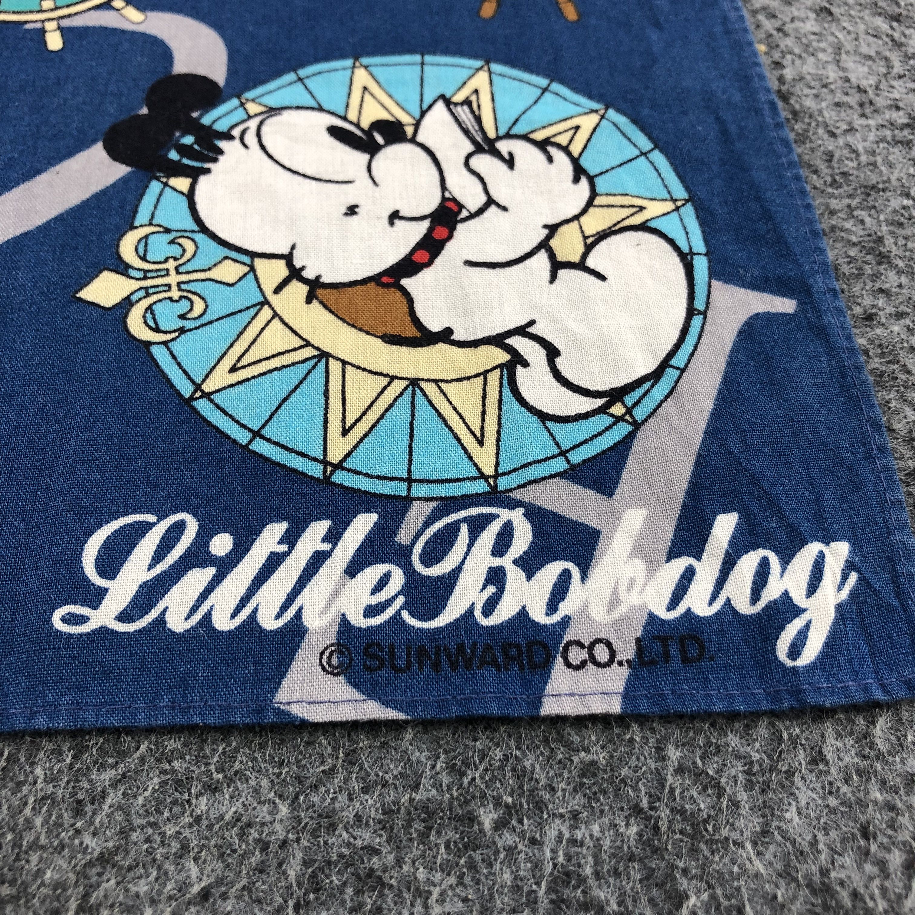 Anime × Vintage Little Bobdog Handkerchief Neckerchief Bandana X37 Size ONE SIZE - 2 Thumbnail