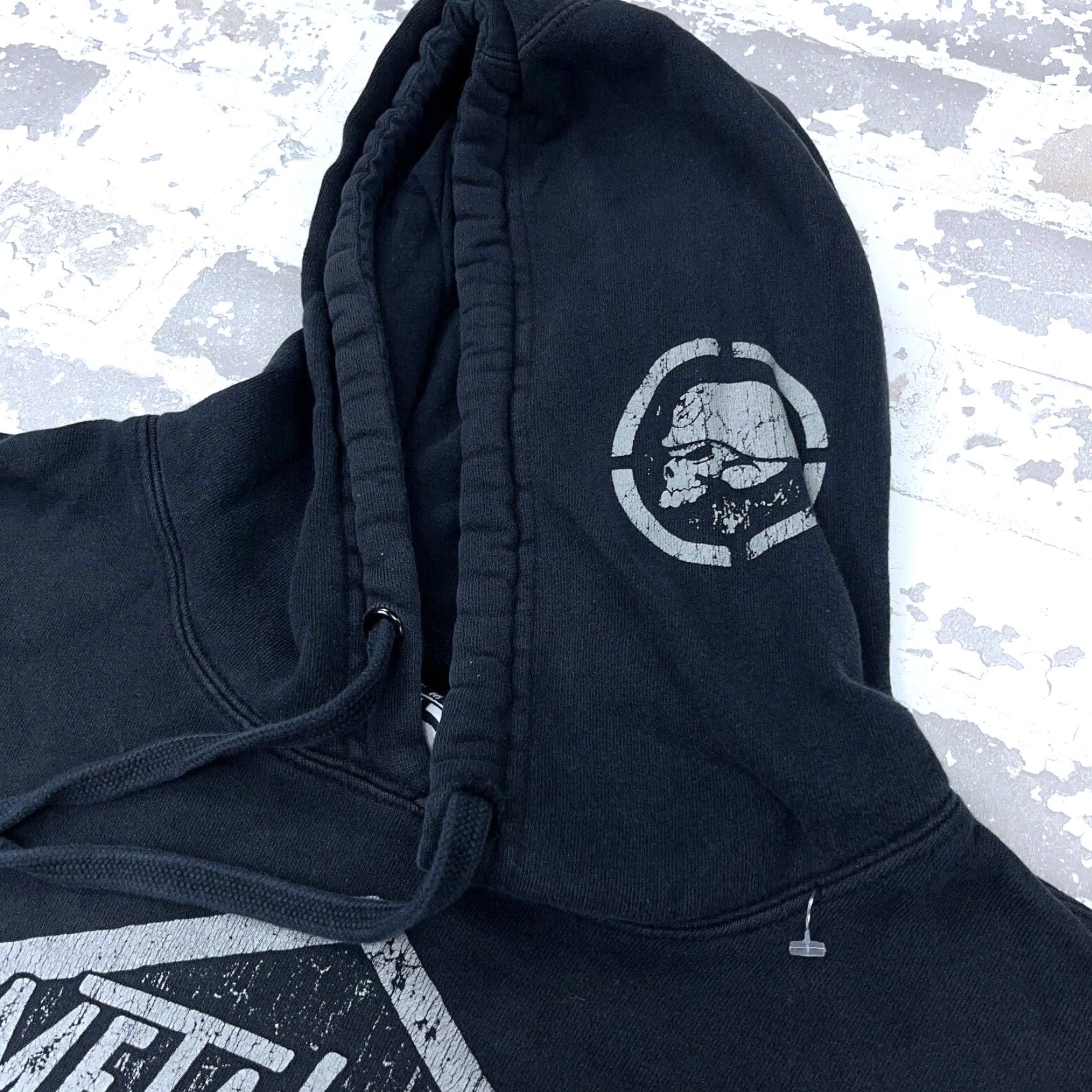 Metal Mulisha VINTAGE Metal Mulisha Hoodie Men XL Black Pullover Sweatshirt Skull Punk Y2K Goth Fall Winter Mens Size US XL / EU 56 / 4 - 5 Thumbnail