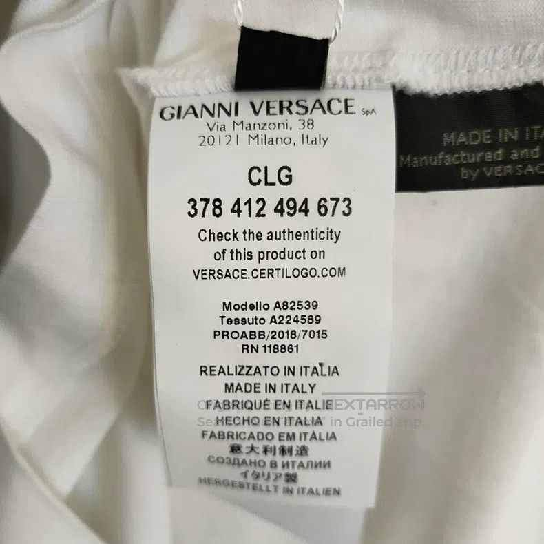 Versace Versace White short sleeves Size US XS / EU 42 / 0 - 5 Thumbnail