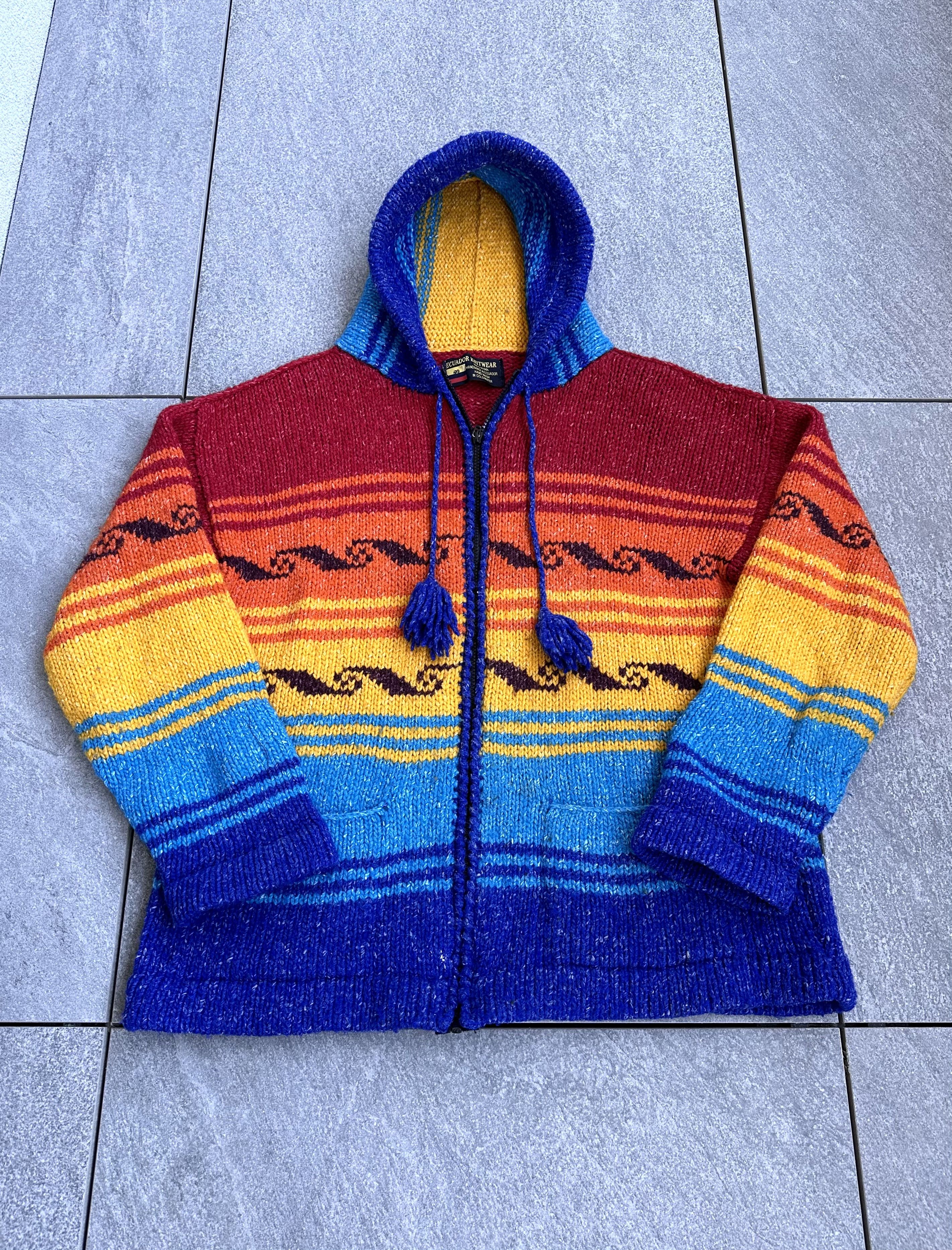 Vintage Vintage Equador hippie style zip hoodie nepal Size US M / EU 48-50 / 2 - 1 Thumbnail