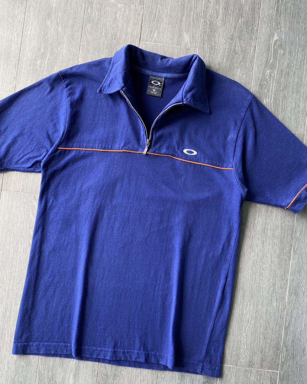 Oakley × Vintage Vintage 90’s Oakley Software Quarter Zip Polo Shirt Size US S / EU 44-46 / 1 - 1 Thumbnail