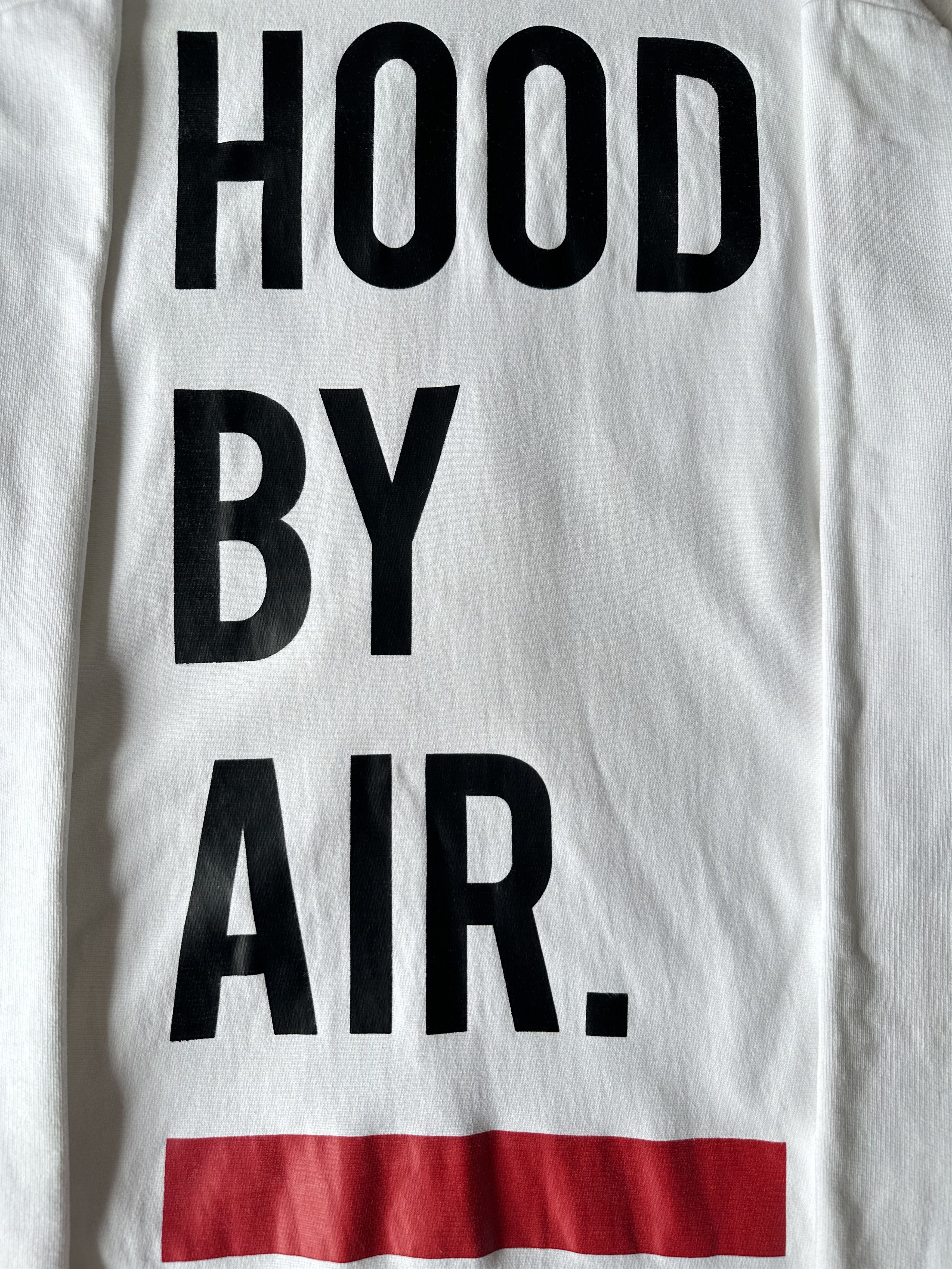 Hood By Air FW15 Hood By Air Runway Striped White Hoodie Size US XL / EU 56 / 4 - 3 Thumbnail