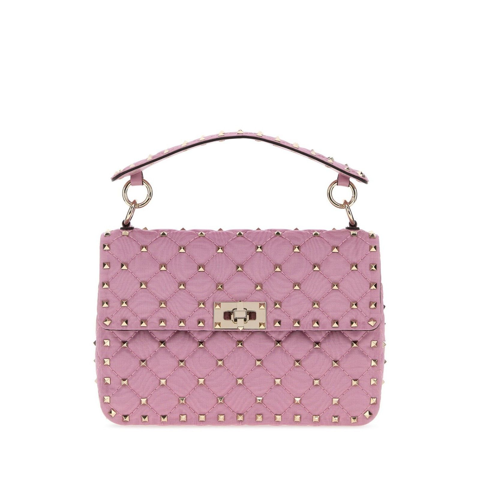 Valentino VALENTINO GARAVANI Rockstud Pink Top Handle Bag New Size ONE SIZE - 1 Thumbnail