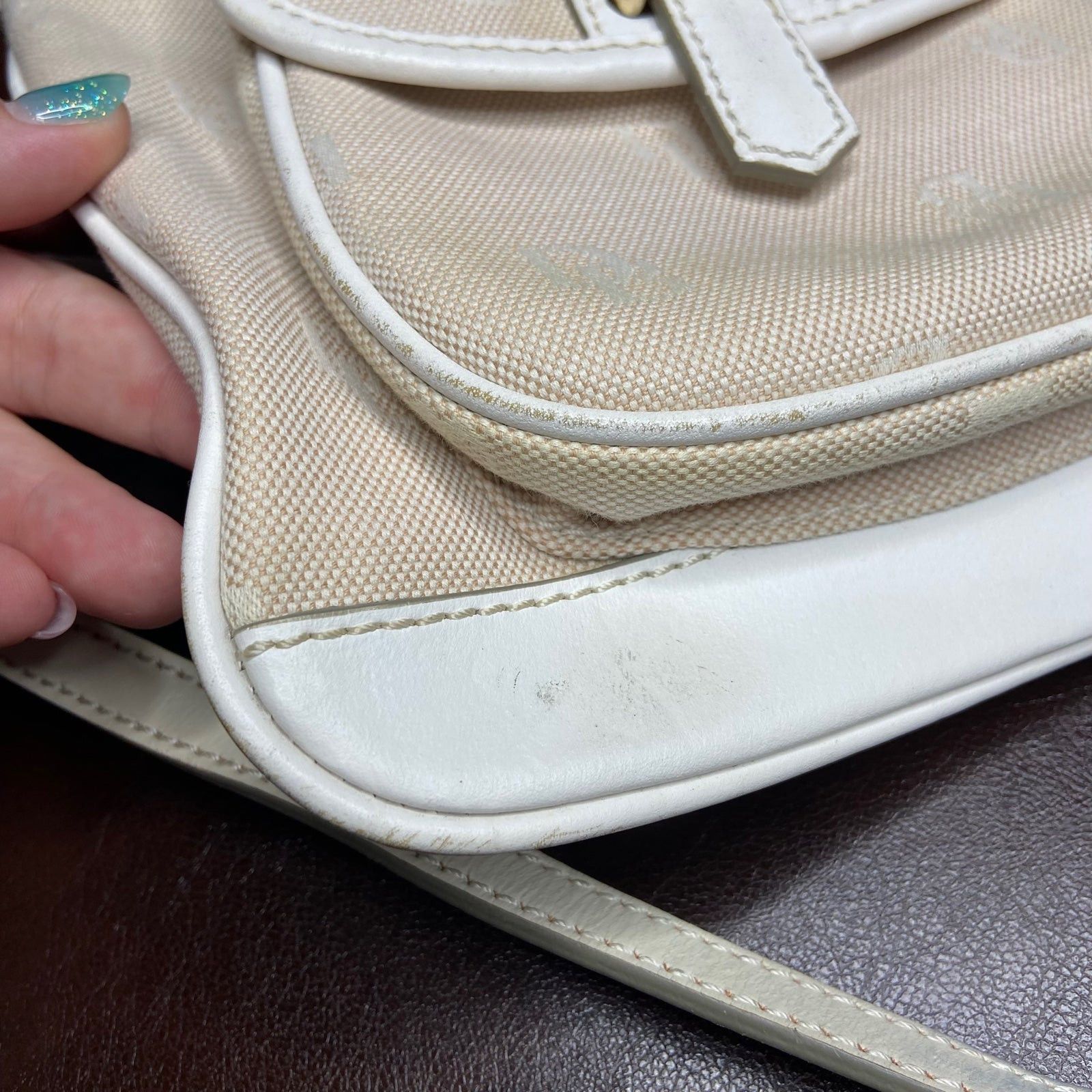 Dooney & Bourke Dooney & Bourke Beige Letter Carrier Crossbody Size ONE SIZE - 10 Thumbnail