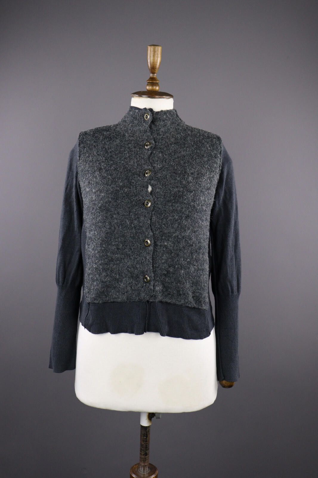 Ladies Rundholz Casual Soft Knit Button Cardigan Sweater